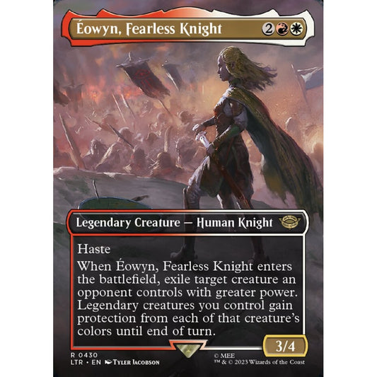 Éowyn, Fearless Knight, rare, 430, Magic the Gathering, The Lord of the Rings: Tales of Middle-earth