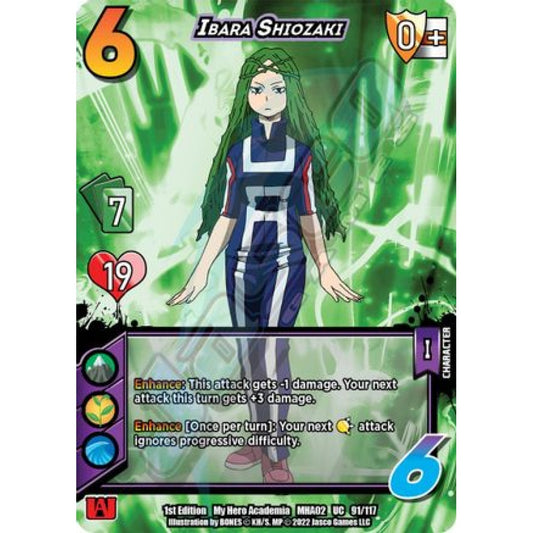 Ibara Shiozaki, 91/117, UC, UniVersus, MHA02 Crimson Rampage