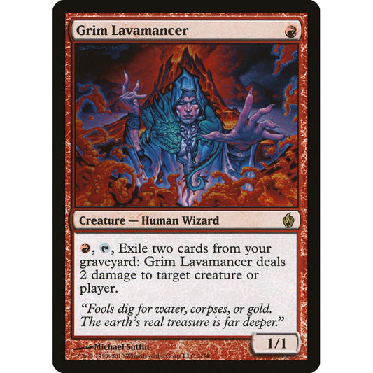 Grim Lavamancer rare 1 Magic the Gathering Premium Deck Series: Fire and Lightning