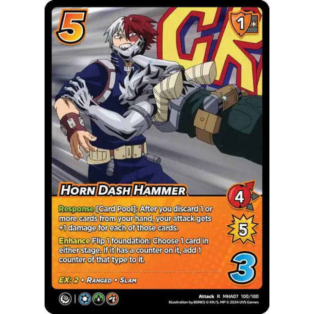 Horn Dash Hammer, 100/180, R, UniVersus, MHA07 Girl Power