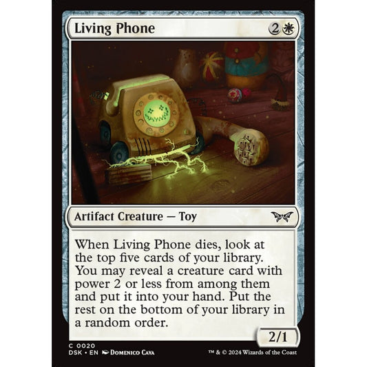 Living Phone, 20, common, Magic: The Gathering, Duskmourn: House of Horror