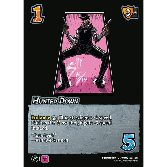 Hunted Down, 59/186, AOT02, Universus, Attack on Titan: Origins of Power, Foundation, C