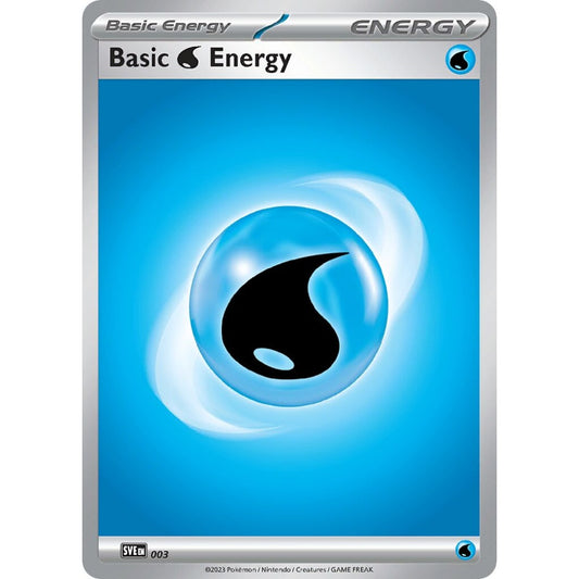 Basic Water Energy Fixed 3 Pokemon Card Game Scarlet & Violet Energy