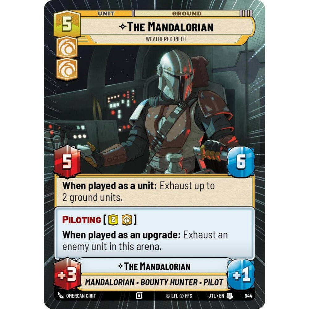 The Mandalorian, U, JTL 944) Hyperspace Foil, Star Wars Unlimited