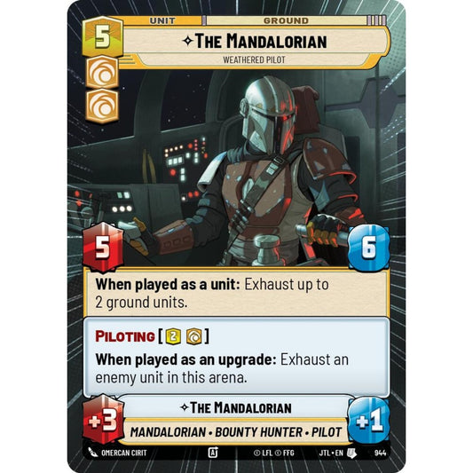 The Mandalorian, U, JTL 944) Hyperspace Foil, Star Wars Unlimited