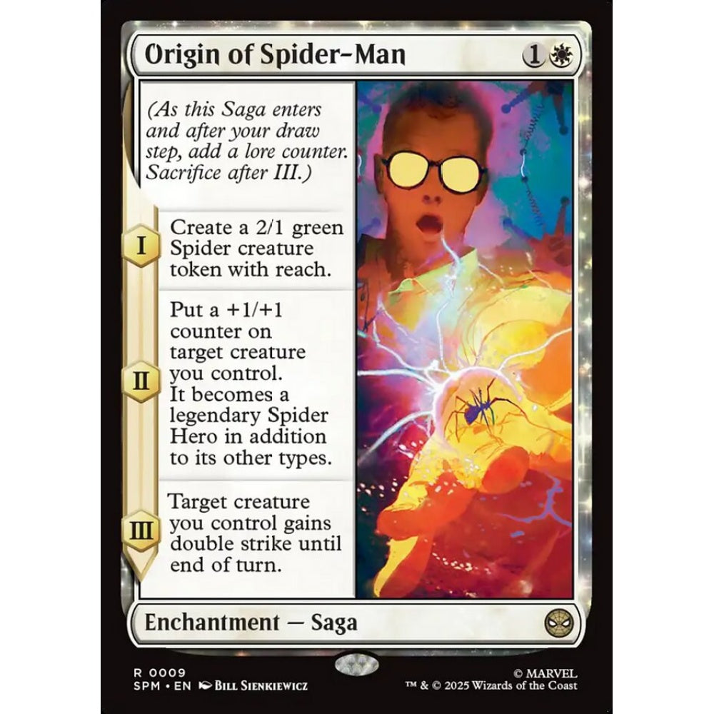 Origin of Spider-Man rare 9 Magic the Gathering Marvel's Spider-Man