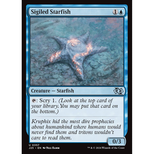 Sigiled Starfish, 357, uncommon, Magic: The Gathering, Foundations Jumpstart