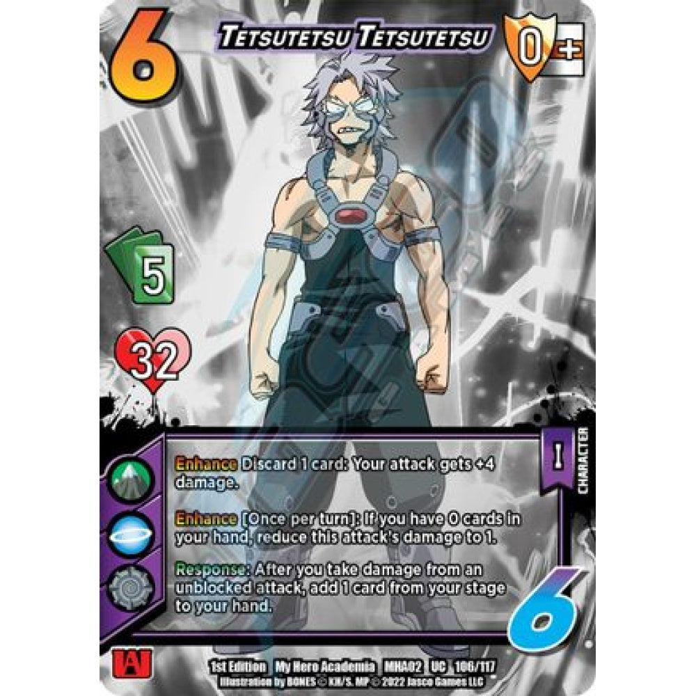 Tetsutetsu Tetsutetsu, 106/117, UC, UniVersus, MHA02 Crimson Rampage