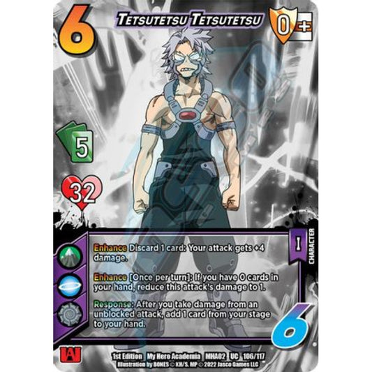 Tetsutetsu Tetsutetsu, 106/117, UC, UniVersus, MHA02 Crimson Rampage