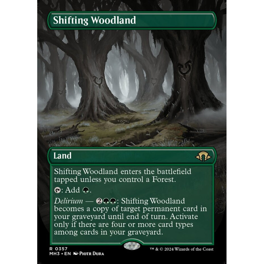 Shifting Woodland, 357, rare, Magic: The Gathering, Modern Horizons 3