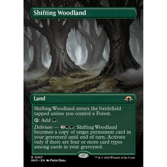 Shifting Woodland, 357, rare, Magic: The Gathering, Modern Horizons 3
