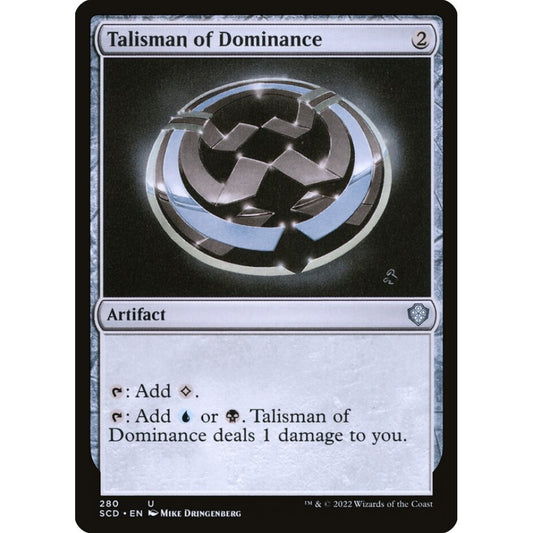 Talisman of Dominance uncommon 280 Magic the Gathering Starter Commander Decks