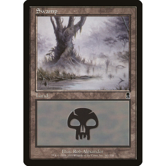 Swamp common 341 Magic the Gathering Odyssey