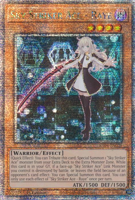 Sky Striker Ace - Raye OP20-EN002 Ultimate Ultimate Rare Yu-Gi-Oh OTS Tournament Pack 20 in Art