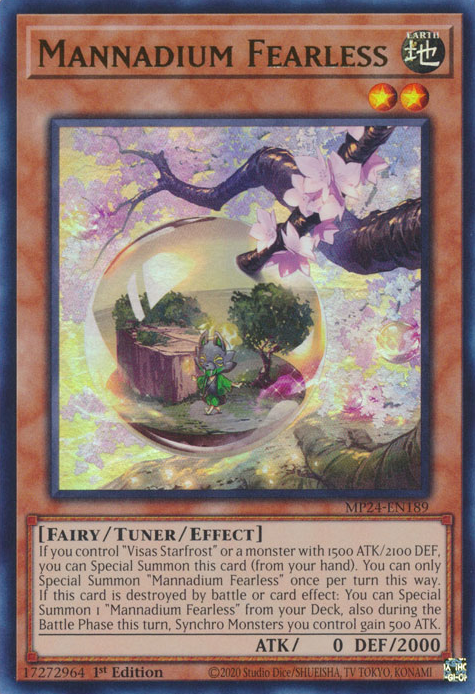 Mannadium Fearless MP24-EN189 Ultra Ultra Rare Yu-Gi-Oh 25th Anniversary Tin: Dueling Mirrors in Art