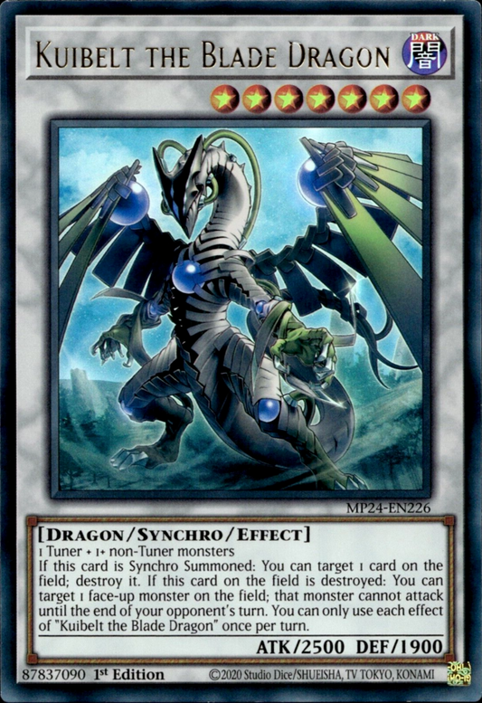 Kuibelt the Blade Dragon DUNE-EN083 Common Common Yu-Gi-Oh Duelist Nexus in Art
