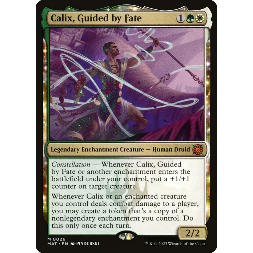 Calix, Guided by Fate mythic 26 Magic the Gathering March of the Machine: The Aftermath