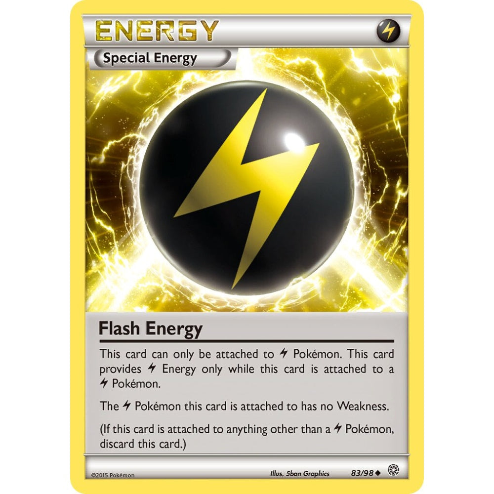 Flash Energy Uncommon 83/98 Pokemon Card Game Ancient Origins