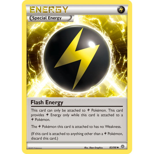 Flash Energy Uncommon 83/98 Pokemon Card Game Ancient Origins