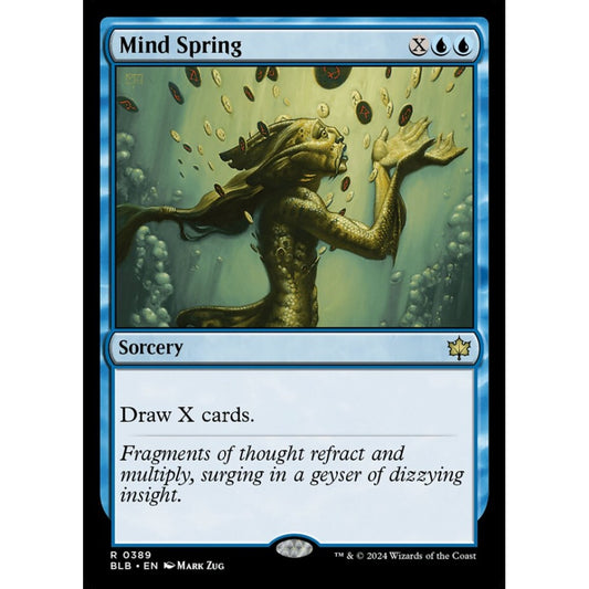 Mind Spring, 389, rare, Magic: The Gathering, Bloomburrow