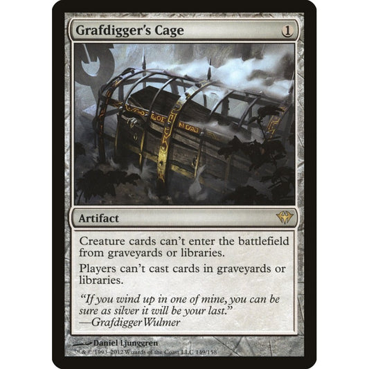 Grafdigger's Cage rare 149 Magic the Gathering Dark Ascension
