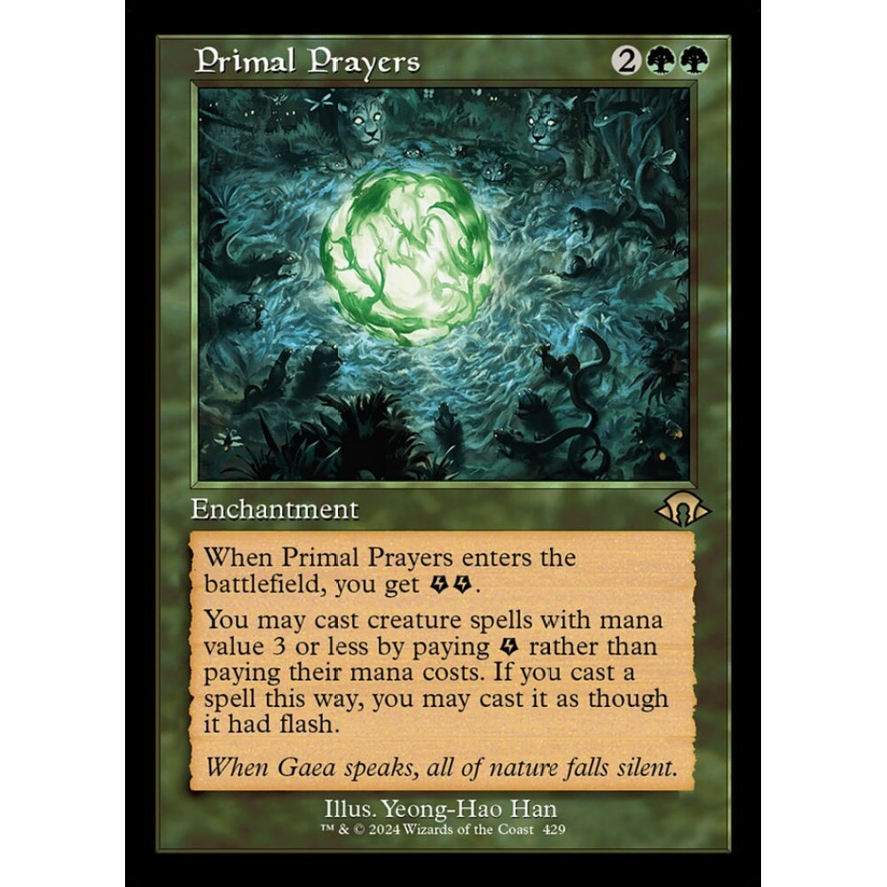 Primal Prayers, 429, rare, Magic: The Gathering, Modern Horizons 3