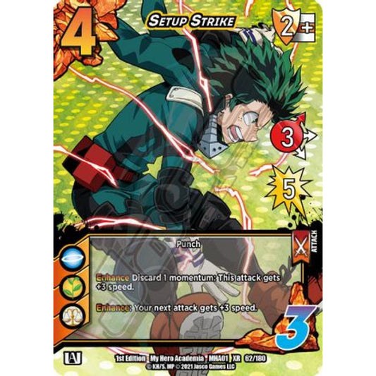 Setup Strike, 62/180, XR, UniVersus, MHA01 My Hero Academia