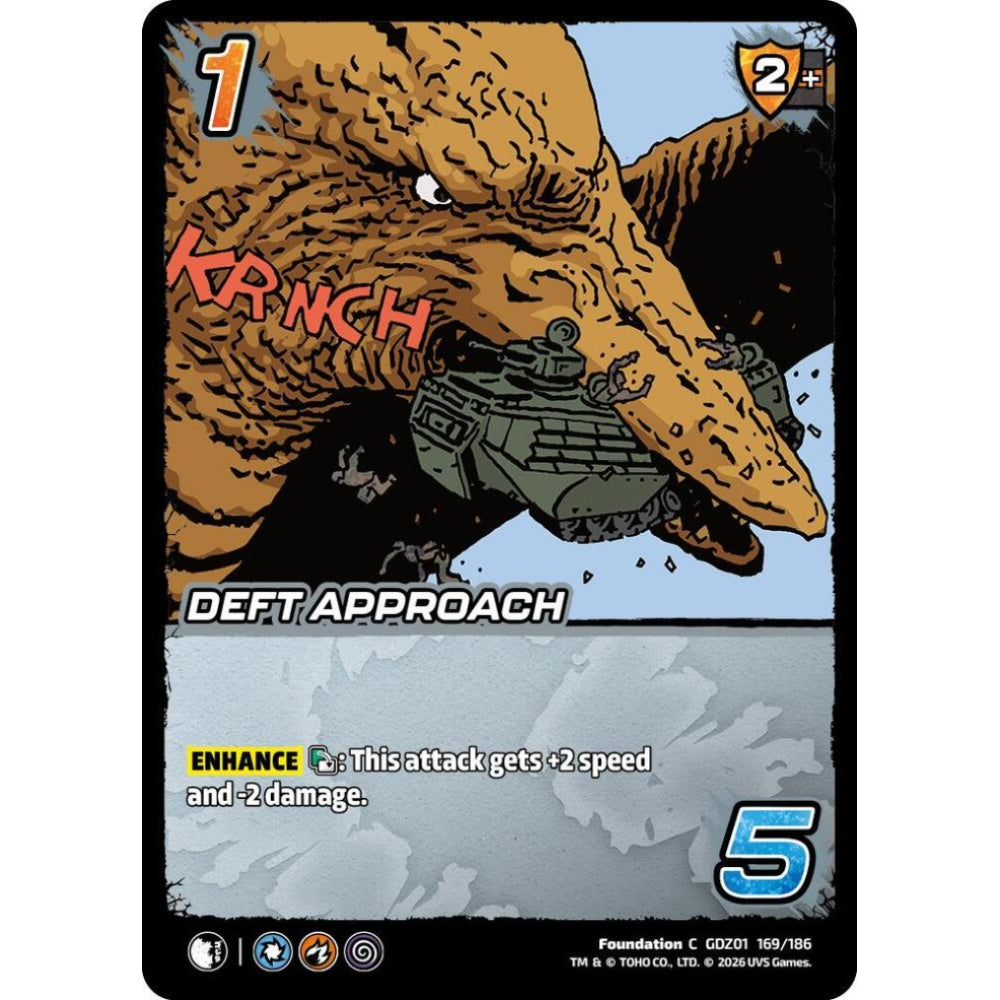 Deft Approach GDZ01 169/186 GDZ01 Universus Godzilla: Reign of Kaiju Foundation C