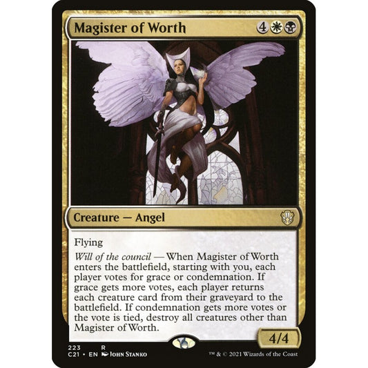 Magister of Worth rare 223 Magic the Gathering Commander 2021