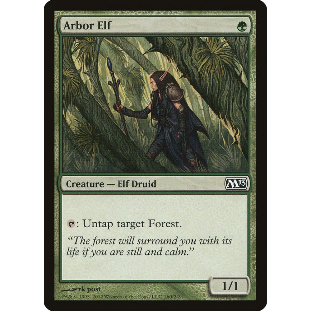 Arbor Elf common 160 Magic the Gathering Magic 2013