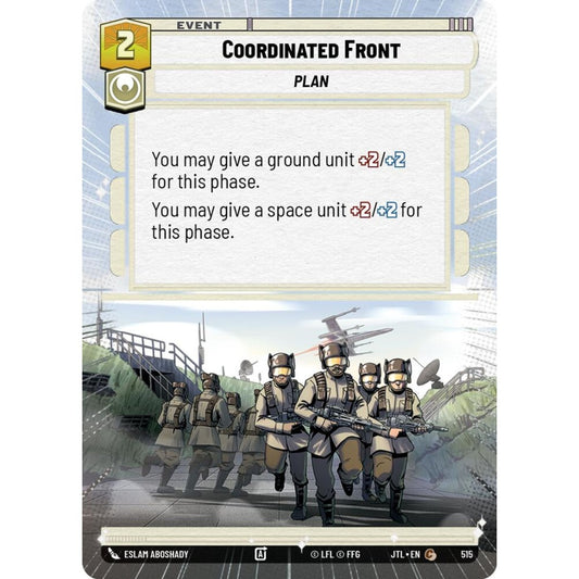 Coordinated Front, C, JTL 515) Hyperspace, Star Wars Unlimited