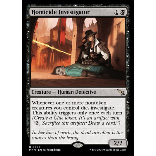 Homicide Investigator rare 86 Magic the Gathering Murders at Karlov Manor