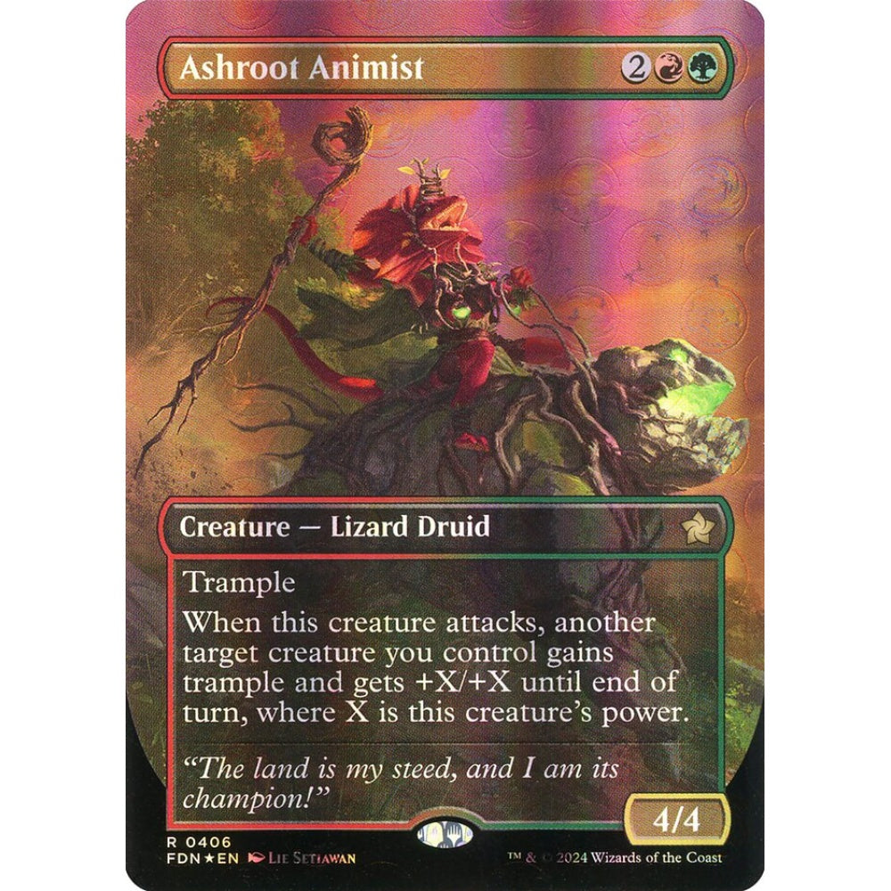Ashroot Animist, 406, rare, Magic: The Gathering, Foundations