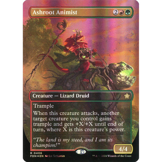 Ashroot Animist, 406, rare, Magic: The Gathering, Foundations