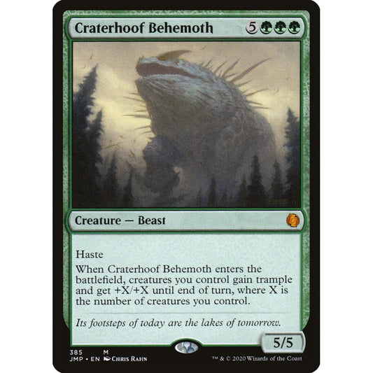 Craterhoof Behemoth mythic 385 Magic the Gathering Jumpstart