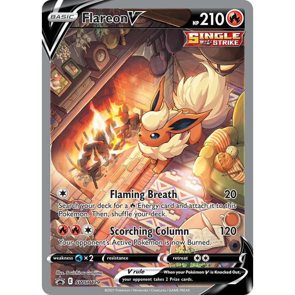 Flareon V Promo SWSH179 Pokemon Card Game Sword & Shield Promos