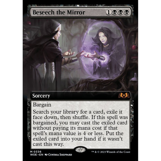 Beseech the Mirror, mythic, 336, Magic the Gathering, Wilds of Eldraine