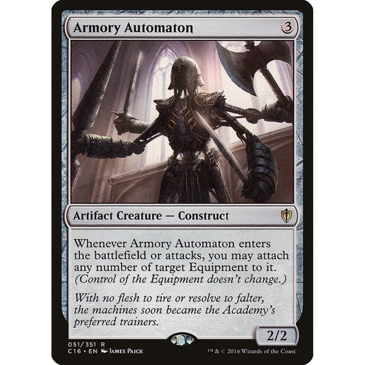 Armory Automaton rare 51 Magic the Gathering Commander 2016