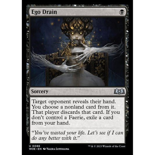 Ego Drain, uncommon, 86, Magic the Gathering, Wilds of Eldraine