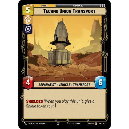 Techno Union Transport, C, JTL 190), Star Wars Unlimited