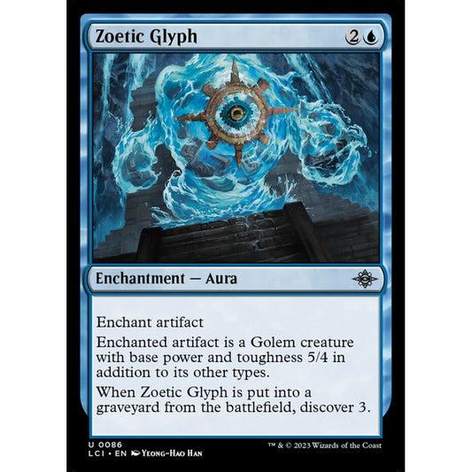Zoetic Glyph uncommon 86 Magic the Gathering The Lost Caverns of Ixalan