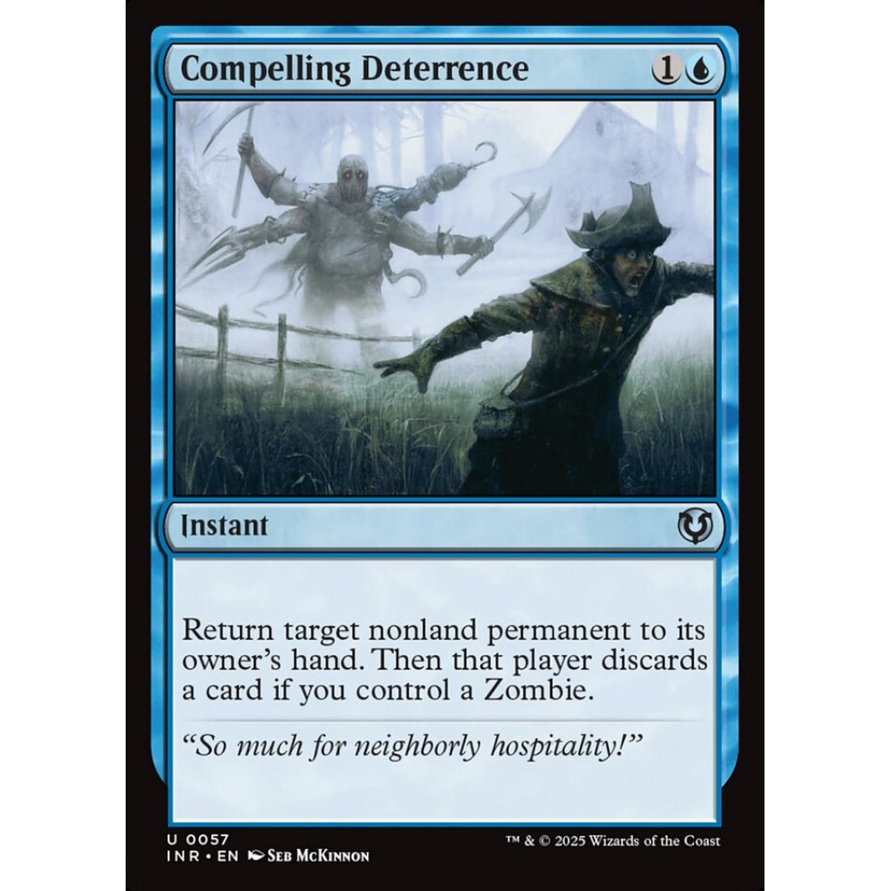 Compelling Deterrence, 57, uncommon, Magic: The Gathering, Innistrad Remastered