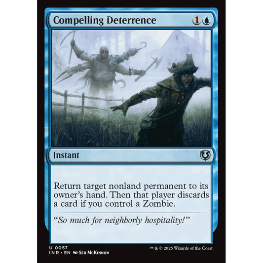 Compelling Deterrence, 57, uncommon, Magic: The Gathering, Innistrad Remastered