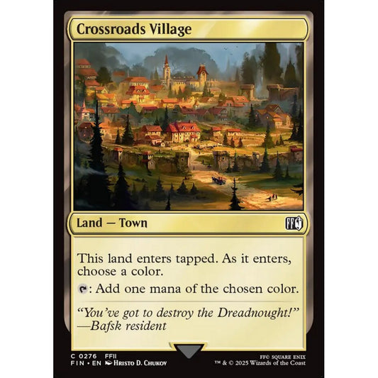 Crossroads Village common 276 Magic the Gathering Final Fantasy