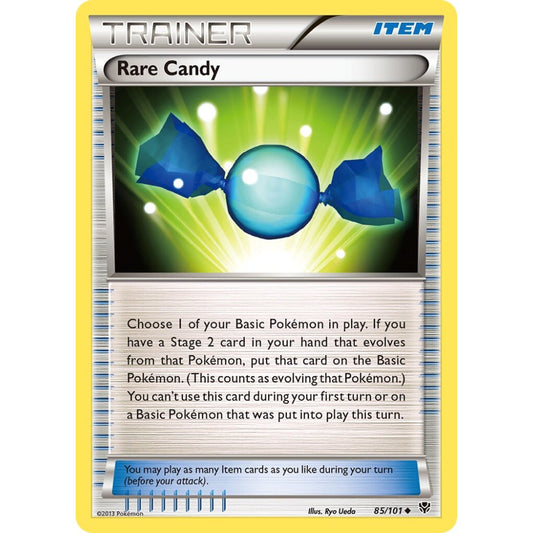 Rare Candy Uncommon 85/101 Pokemon Card Game Plasma Blast