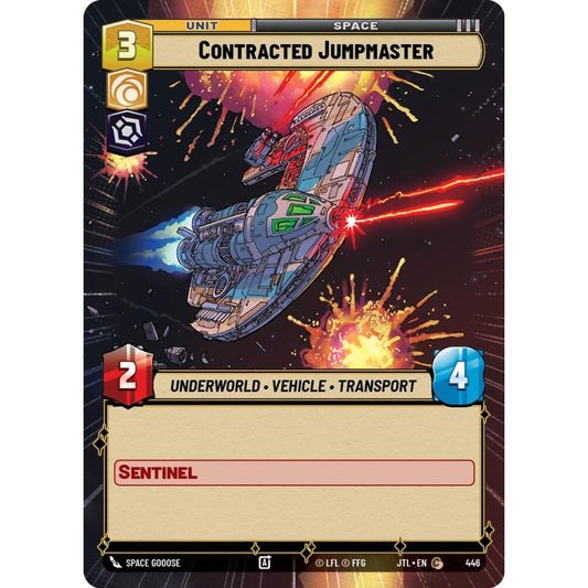 Contracted Jumpmaster, C, JTL 446) Hyperspace, Star Wars Unlimited