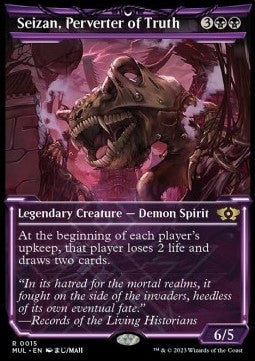 Seizan, Perverter of Truth (V.1) - Multiverse Legends (Rare) [MUL-15]