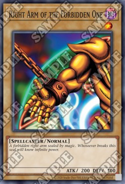 Right Arm of the Forbidden One - Legend of Blue Eyes White Dragon (25th Anniversary Edition) (Ultra Rare) [LOB-25TH-122]