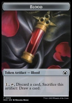 Blood Token // Golem Token (A 3/3) - Commander: March of the Machine: Extras (Token) [XMOC-T 32/37]