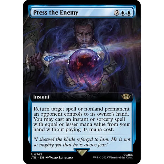 Press the Enemy, rare, 763, Magic the Gathering, The Lord of the Rings: Tales of Middle-earth